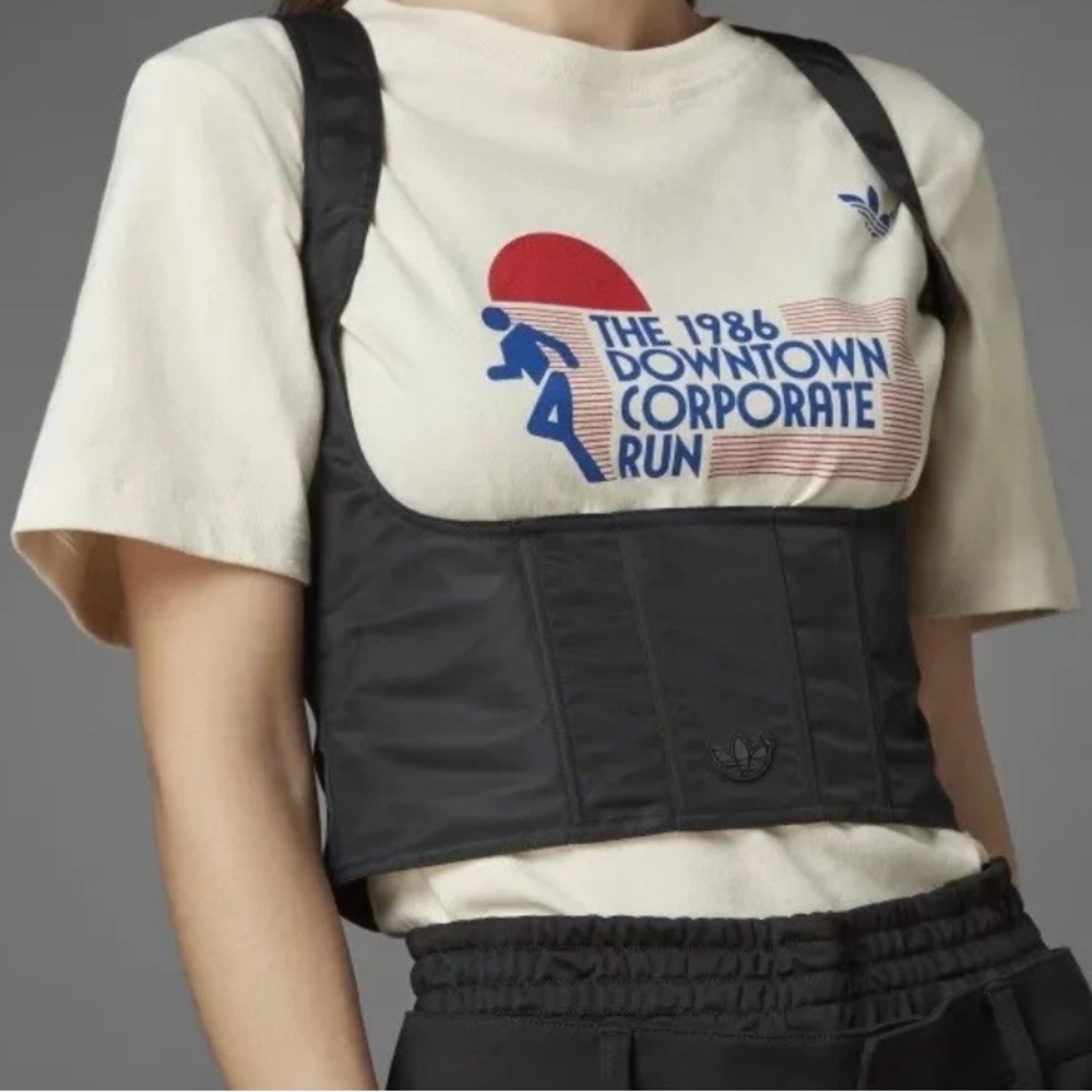 Adidas Black Corset Vest